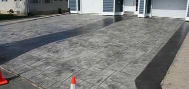 Stamped Driveway